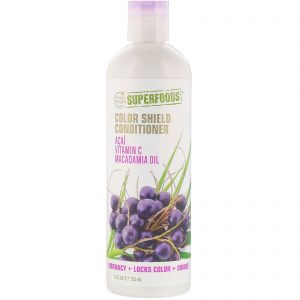 Petal Fresh, Pure, SuperFoods For Hair, Color Shield Conditioner, Acai, Vitamin C & Macadamia Oil, 12 fl oz (355 ml)