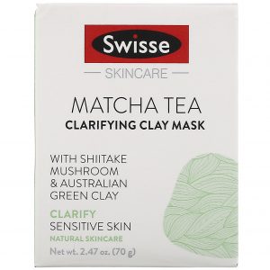 Swisse, Skincare, Matcha Tea, Máscara de Argila Clareadora, 70 g (2,47 oz)