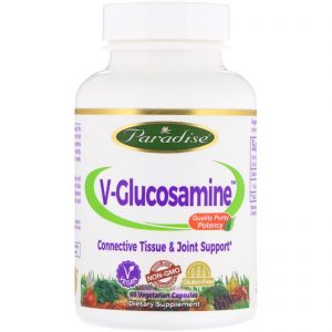 Paradise Herbs, Glucosamina-V, 60 Cápsulas Vegetais