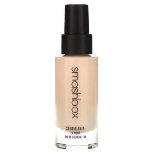 Smashbox, Studio Skin 24 Hour Hydrating Foundation 0.1 Very Fair with Neutral Undertone, 1 fl oz (30 ml)
