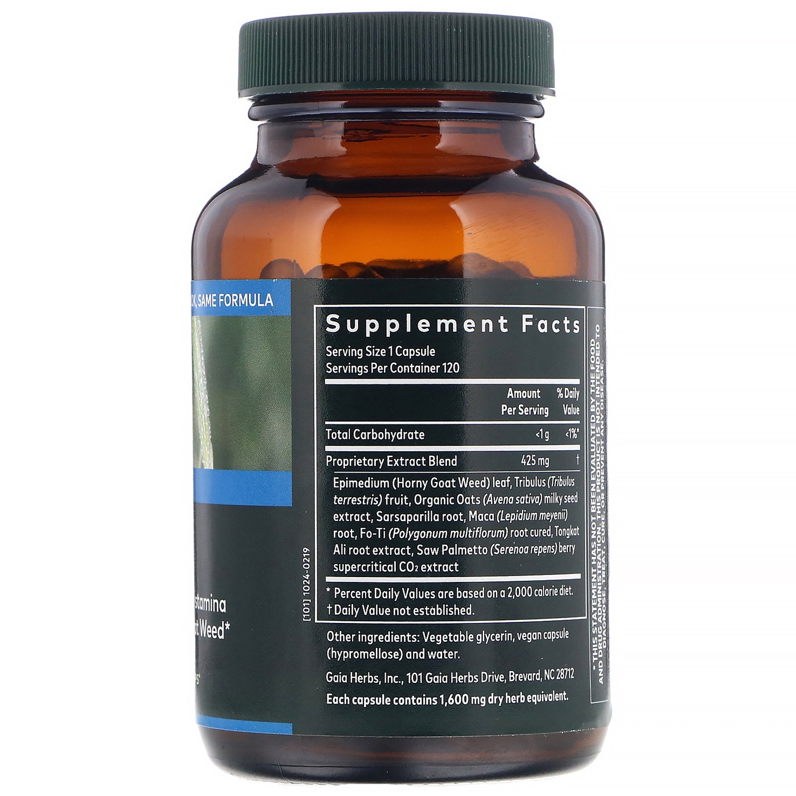 Gaia Herbs, Men, Male Libido, 120 Vegan Liquid Phyto-Caps - Imagem 2