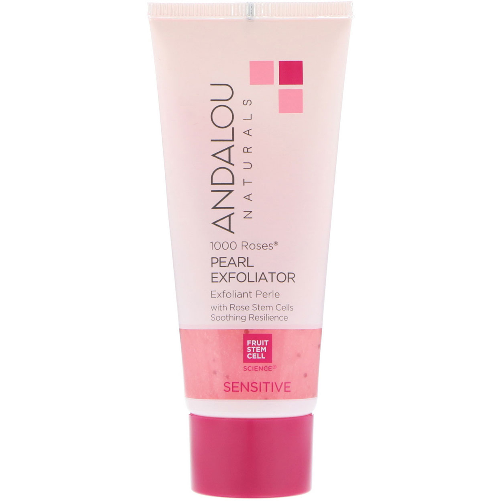 Andalou Naturals, Esfoliante de Pérola, Delicado, 1000 Rosas, 2 fl oz (58 ml) - Imagem 3