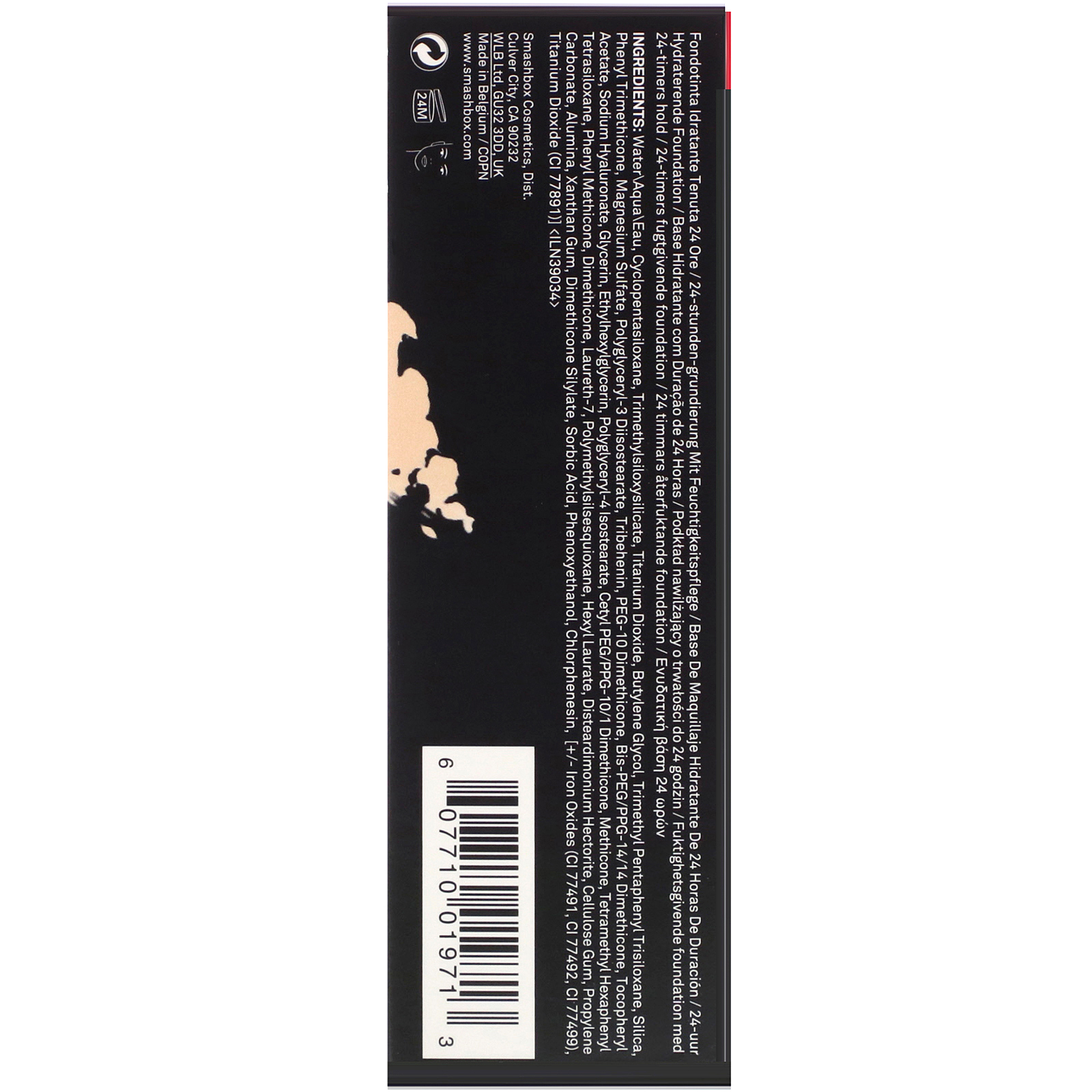 Smashbox, Studio Skin 24 Hour Wear Hydrating Foundation 2.1 Light with Warm Peach Undertone, 1 fl oz (30 ml) - Imagem 3