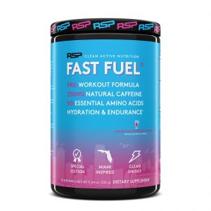 RSP Nutrition, Fast Fuel, Pre-Workout Formula, Hydration & Endurance, Miami Vice Coconut Colada, 11.64 oz (330 g)