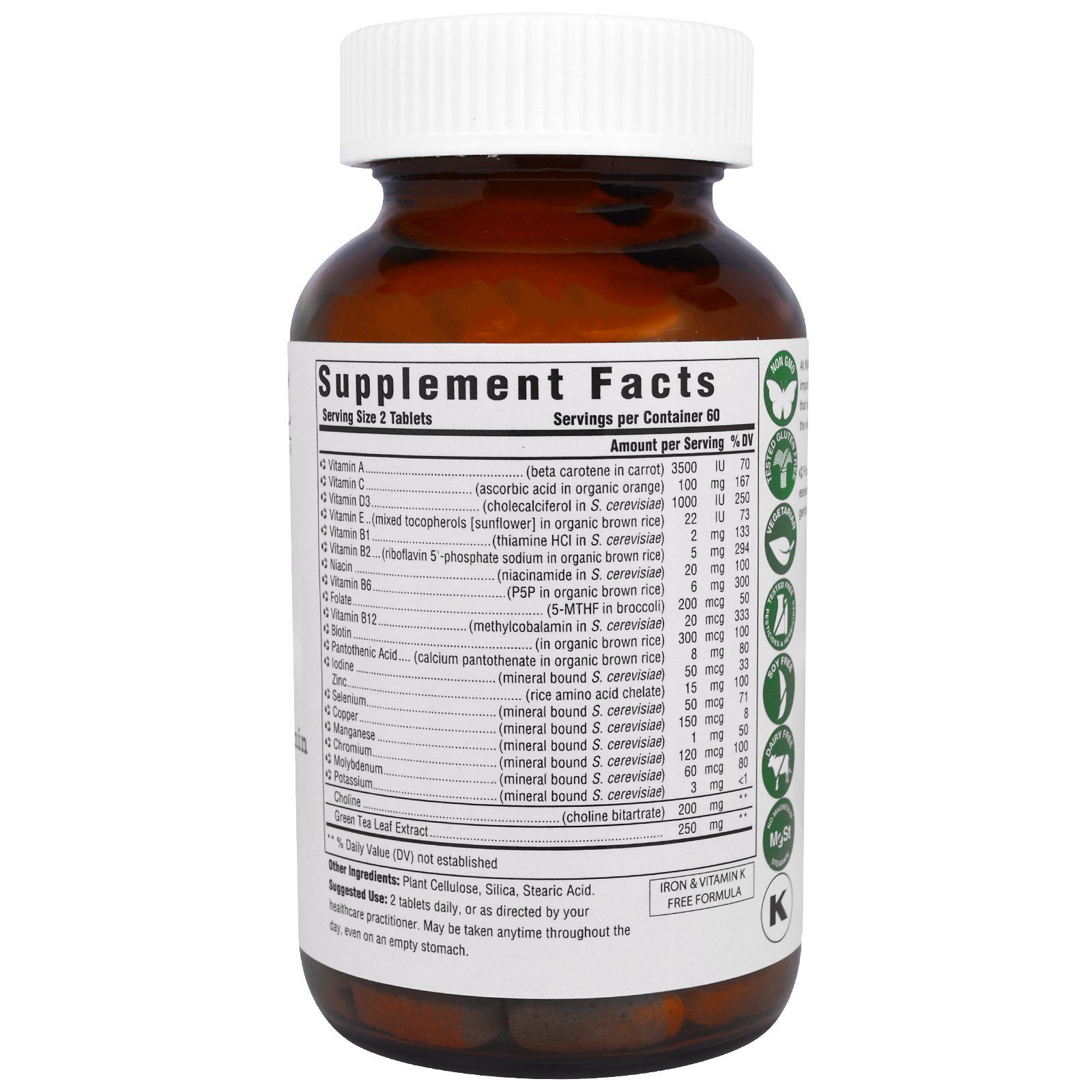 Innate Response Formulas, Para Homens 55+ Multivitaminas, 120 Comprimidos - Imagem 2