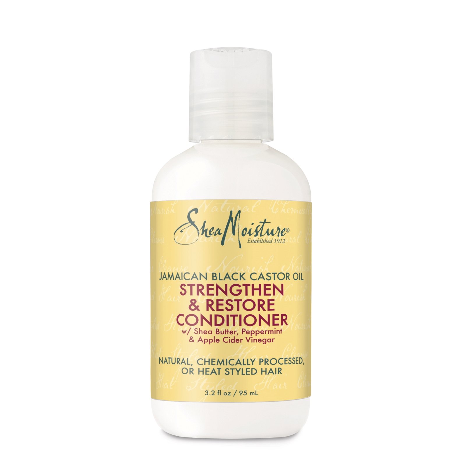 SheaMoisture, Jamaican Black Castor Oil, Strengthen & Restore Conditioner, 3.2 oz (95 ml)