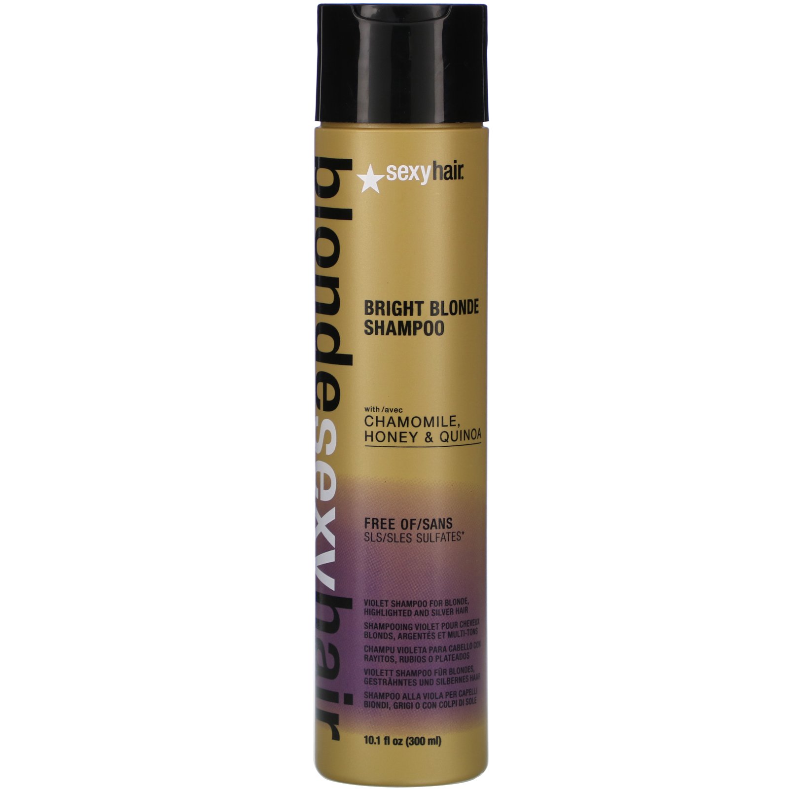 Sexy Hair, Blonde Sexy Hair, Bright Blonde Shampoo, 10.1 fl oz (300 ml)