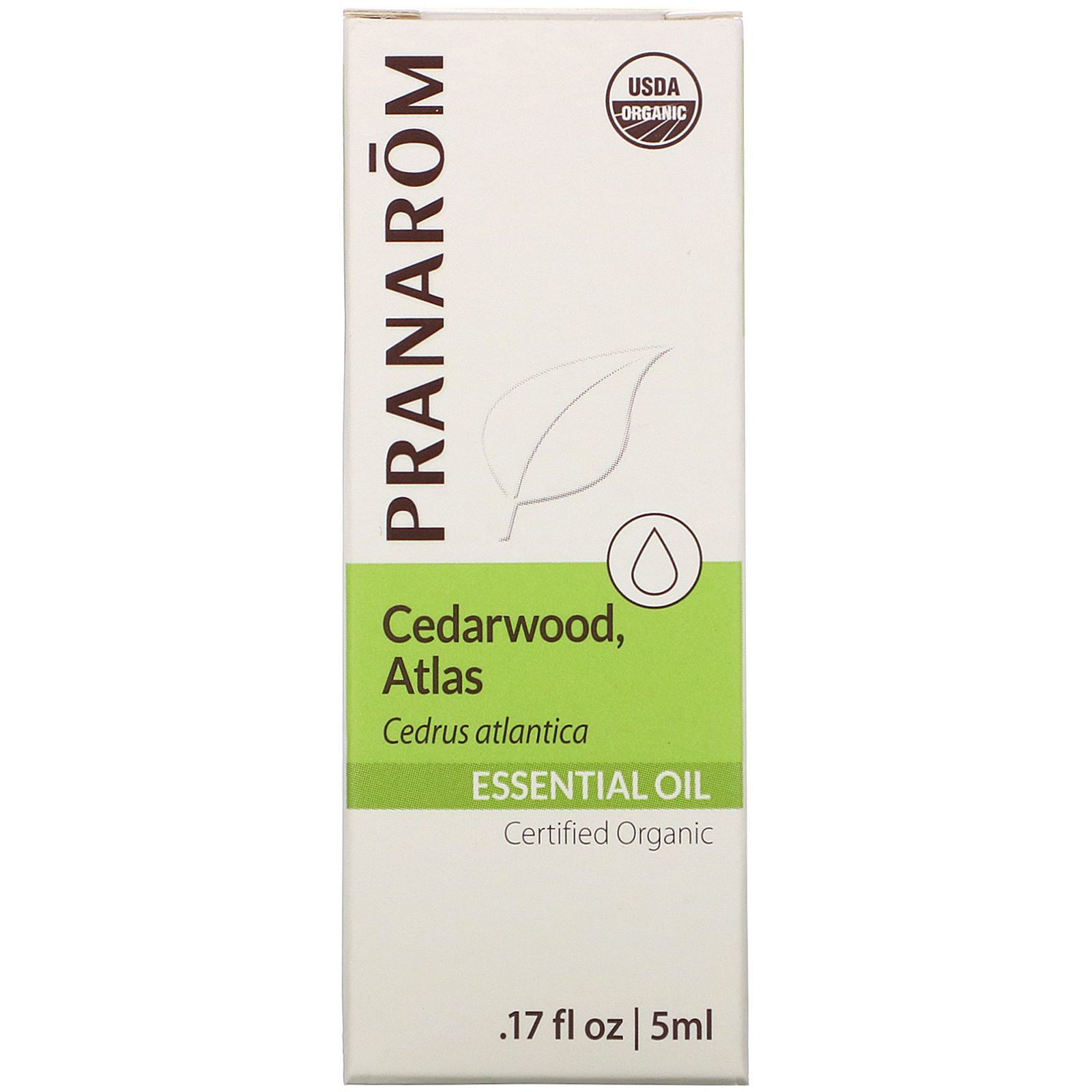 Pranarom, Essential Oil, Cedarwood, Atlas, .17 fl oz (5 ml) - Imagem 2