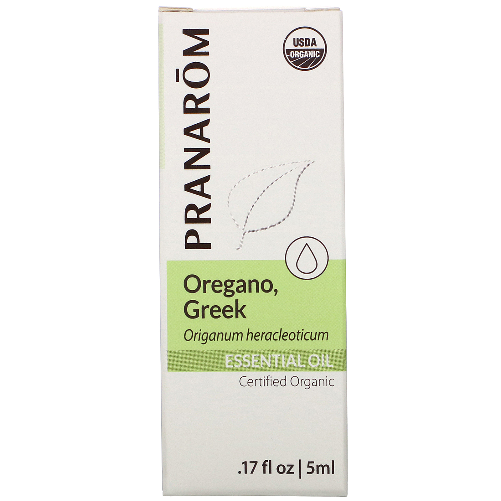 Pranarom, Essential Oil, Oregano, Greek, .17 fl oz (5 ml) - Imagem 2