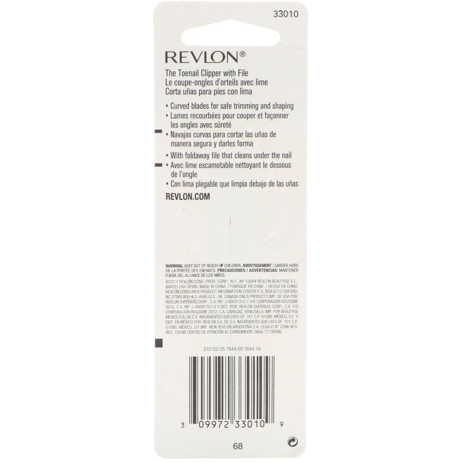 Revlon, Cortador de unhas, 1 contagem - Imagem 3