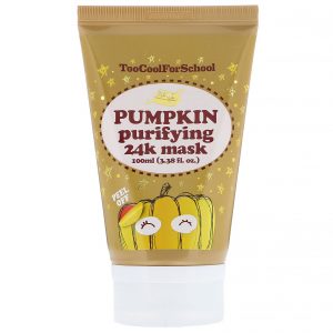 Too Cool for School, Máscara Purificadora 24K de Abóbora, 3,38 fl oz (100 ml)