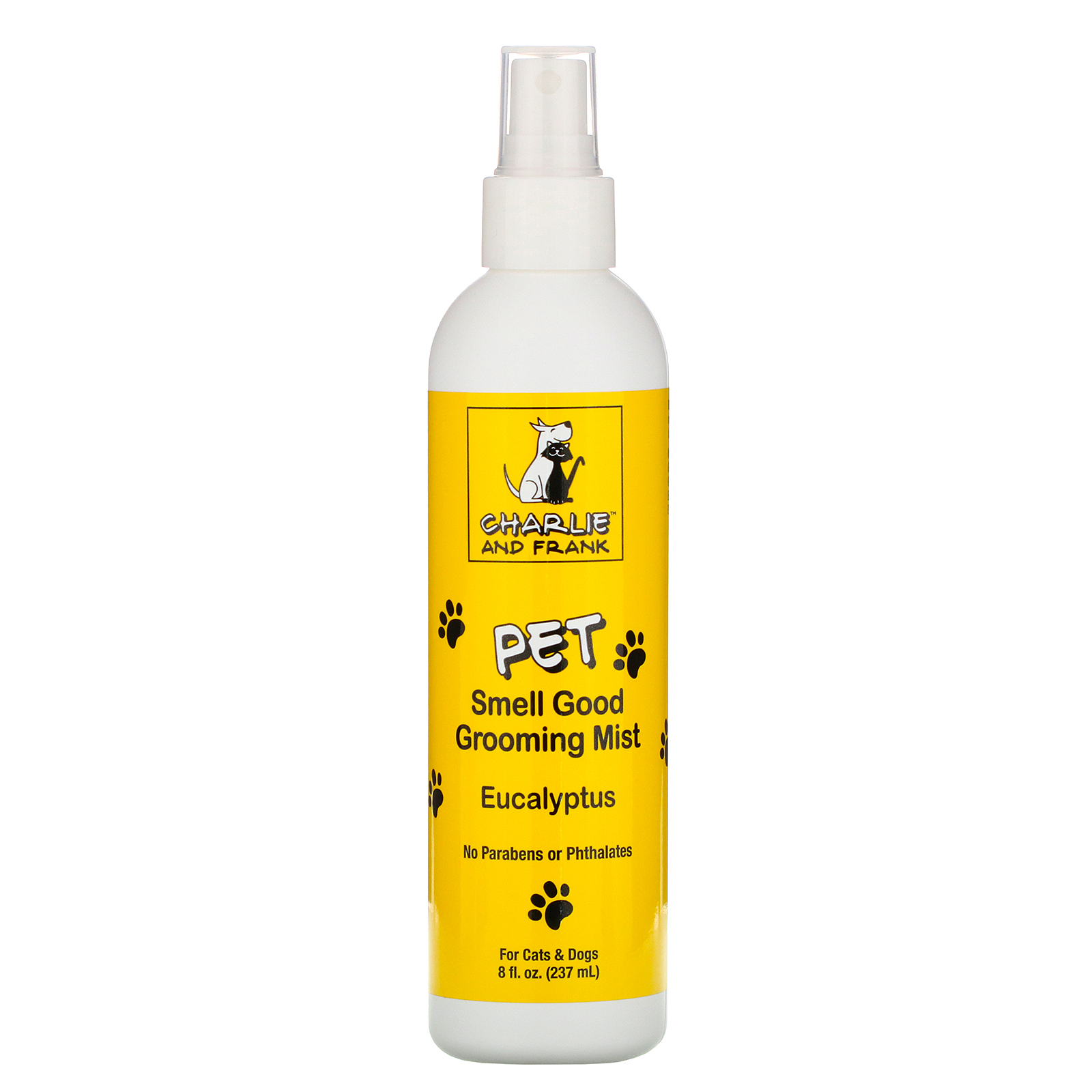 Charlie & Frank, Spray de limpeza para animais de estimação, Eucalipto, 273 ml