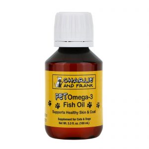 Charlie & Frank, Óleo de Peixe Ômega-3 para Animais de Estimação, Para Gatos e Cães, 100 ml (3,3 fl oz)