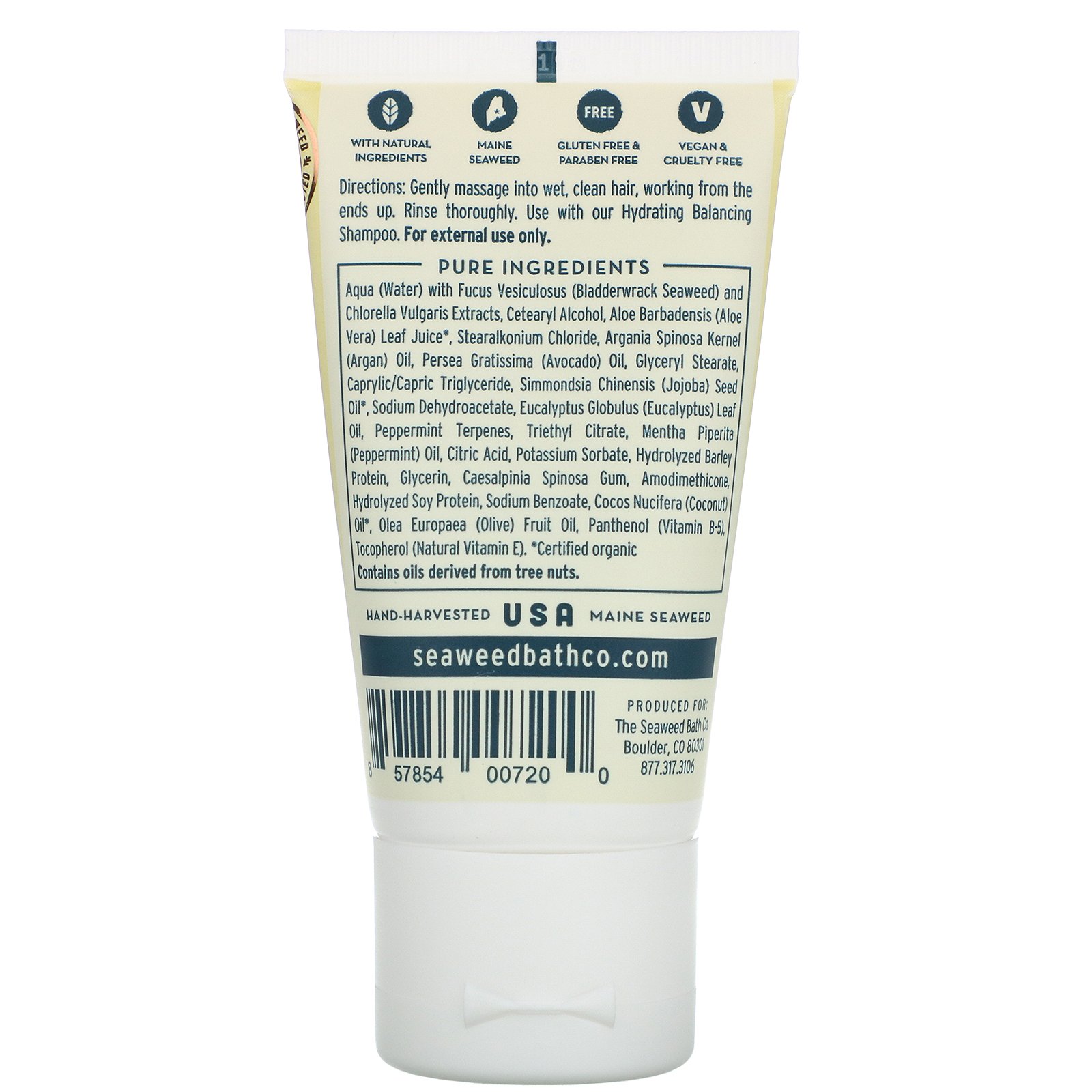The Seaweed Bath Co., Hydrating Balancing Conditioner, Eucalyptus and Peppermint, 1.5 fl oz (44 ml) - Imagem 2