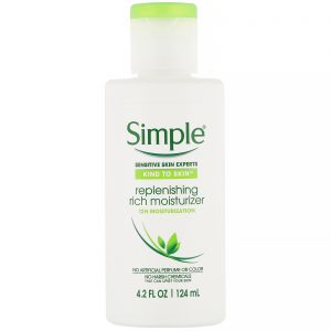 Simple Skincare, Hidratante Nutritivo para Regeneração da Pele, 4.2 fl oz (124 ml)