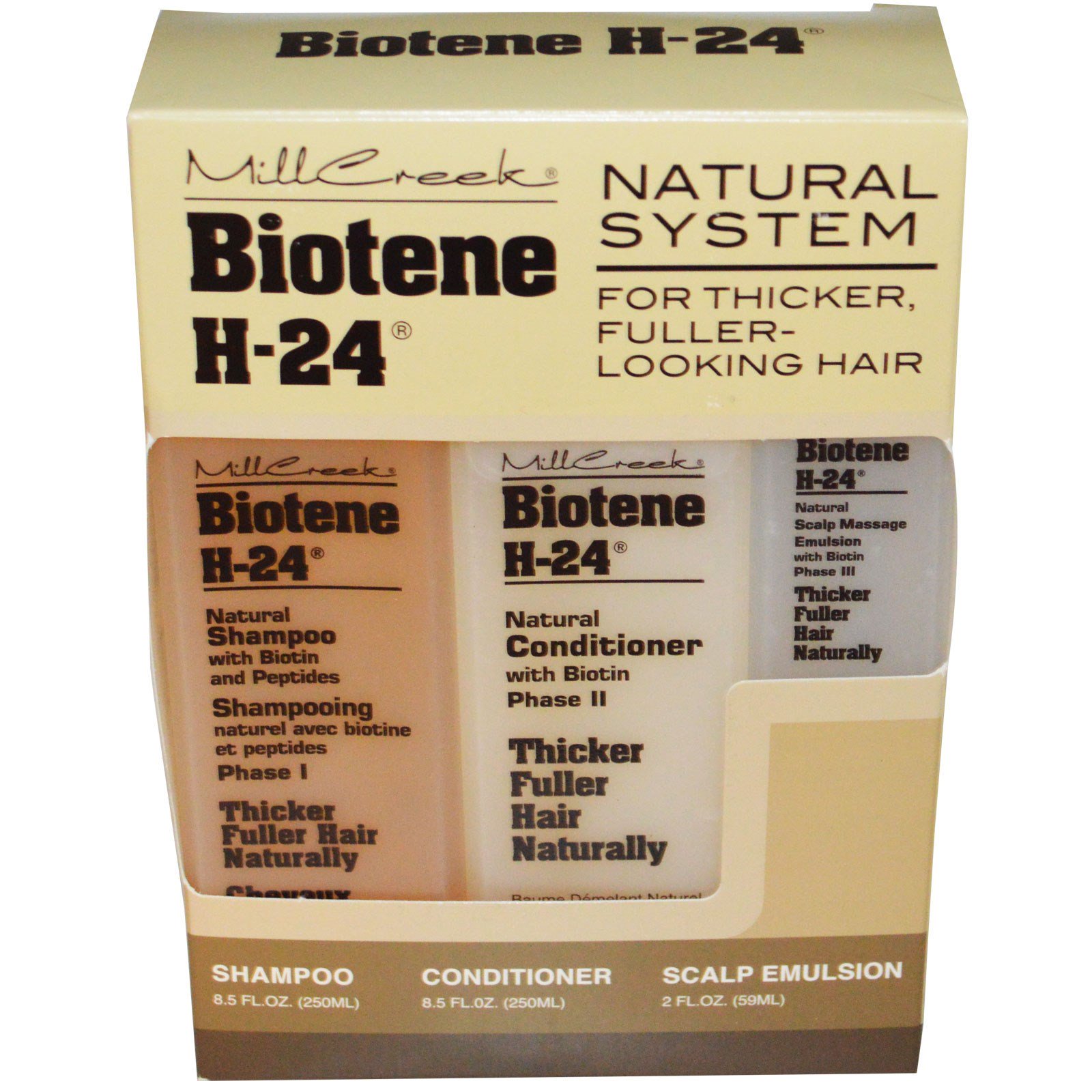 Mill Creek Botanicals, Sistema Natural, Kit Com 3 Itens - Imagem 3