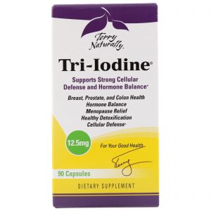EuroPharma, Terry Naturally, Tri-Iodine, 12,5 mg, 90 Cápsulas