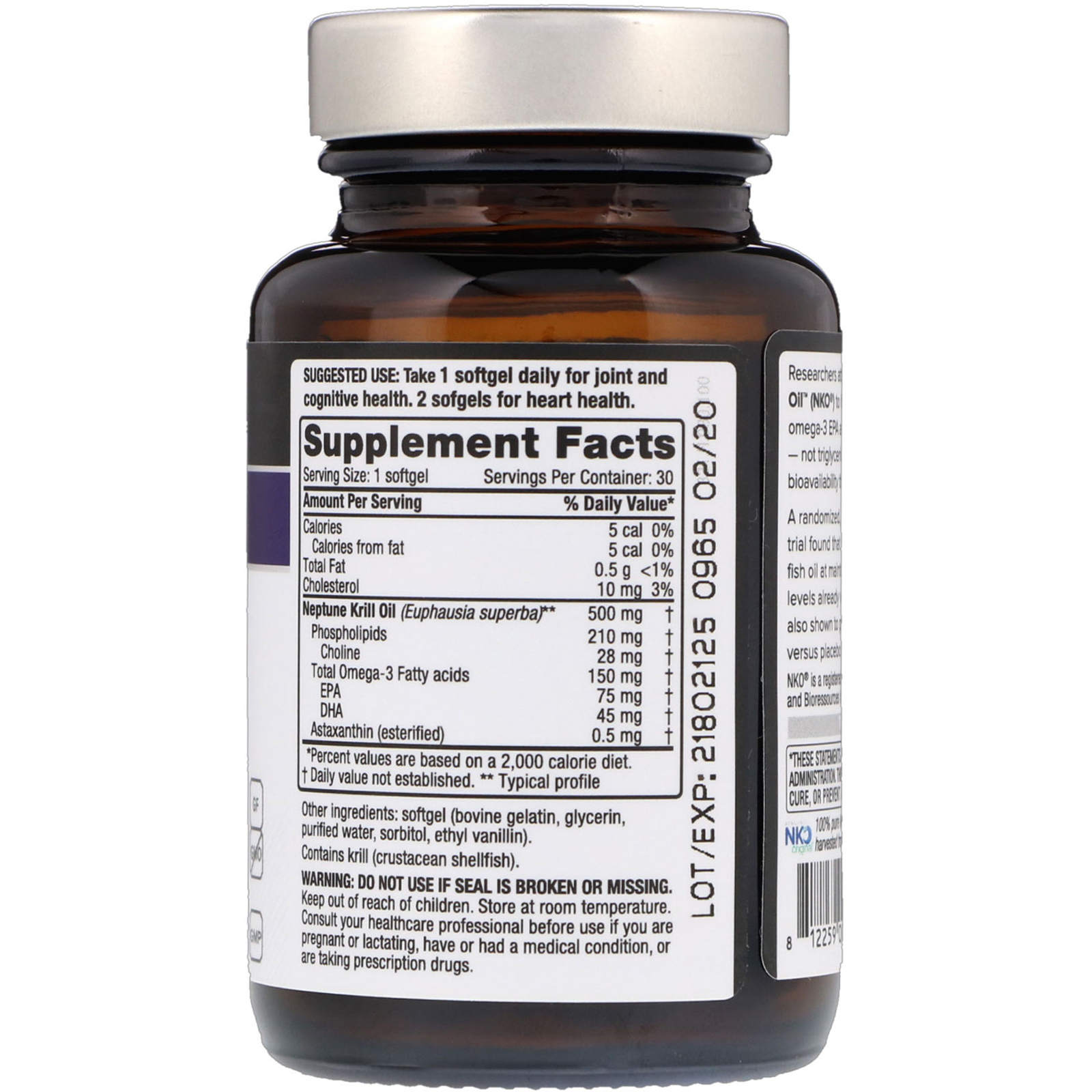 Quality of Life Labs, Óleo de Krill Netuno, Essential Nutrients, 500 mg, 30 Cápsulas Gelatinosas - Imagem 2