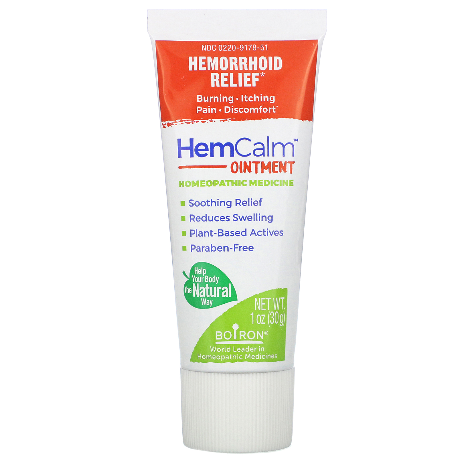 Boiron, HemCalm Ointment, Hemorrhoid Relief, 1 oz (30 g) - Imagem 3