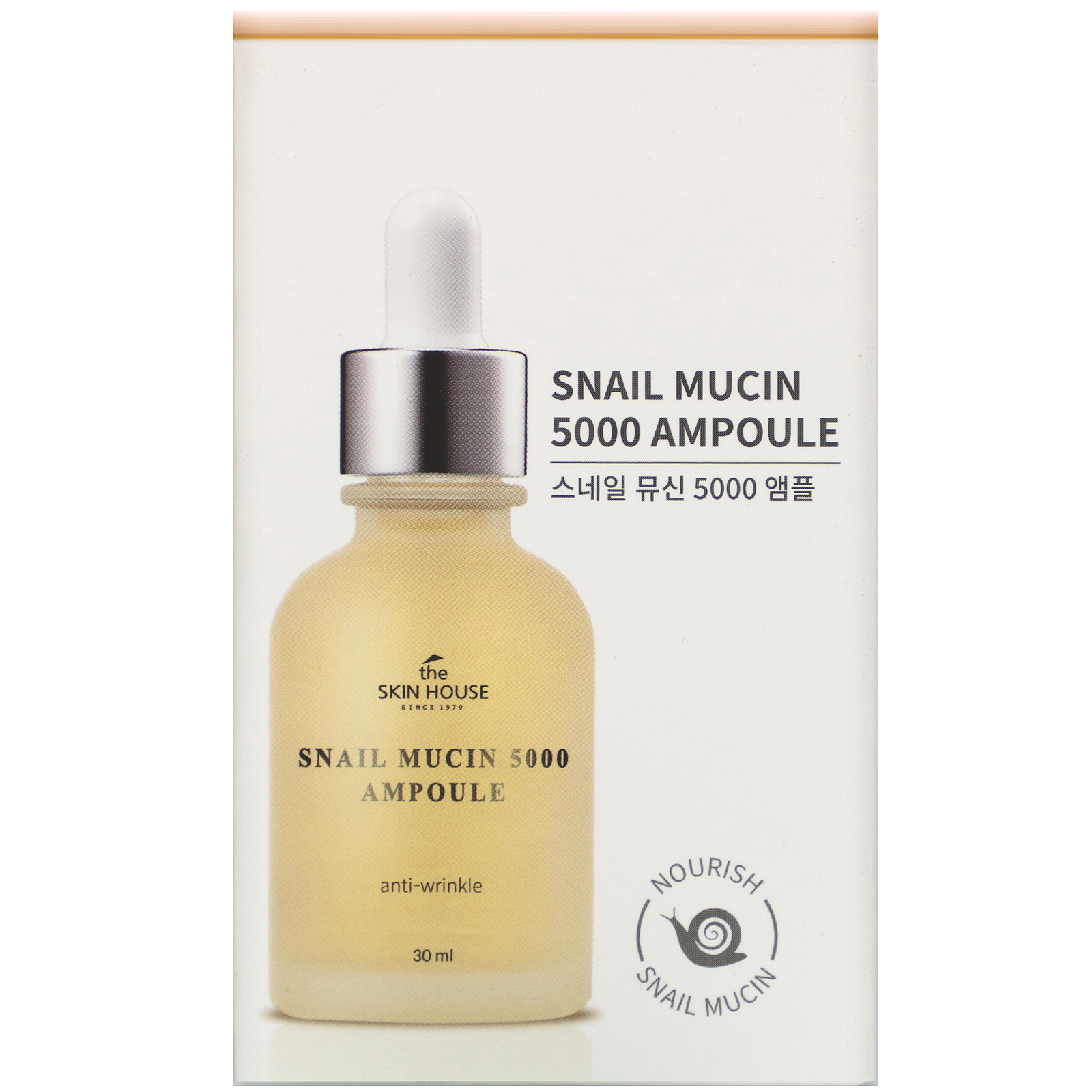 The Skin House, Snail Mucin 5000 Ampoule, 30 ml - Imagem 2