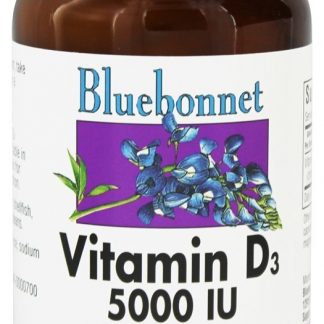 Vitamina D3 5000 UI - Cápsulas vegetarianas 120 Bluebonnet Nutrition