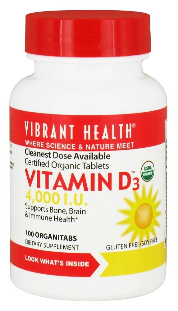 Vitamina D3 4000 UI - 100 Tablets Vibrant Health