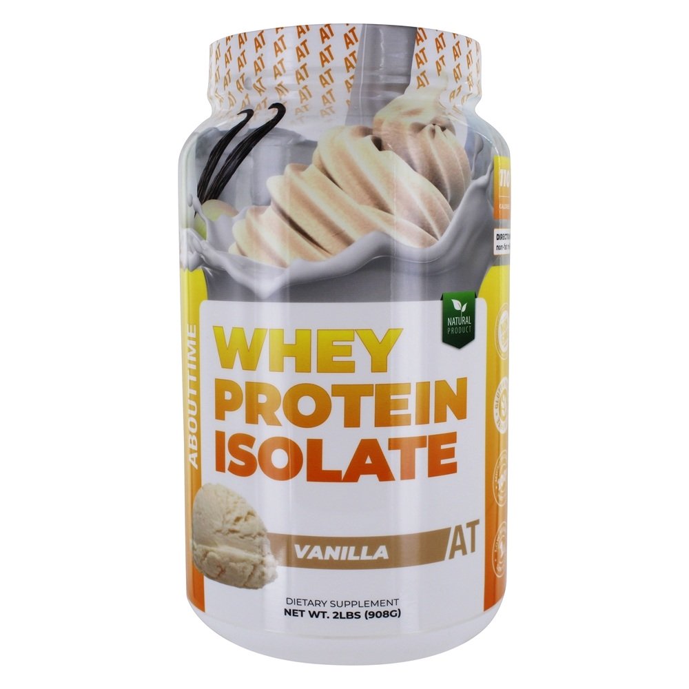 Whey Protein Isolado Sabor Baunilha - 2 lbs. About Time