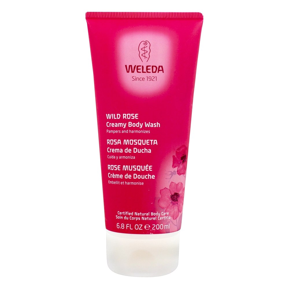 Lavagem Corporal Cremosa Rosa Selvagem - 6.8 fl. oz. Weleda