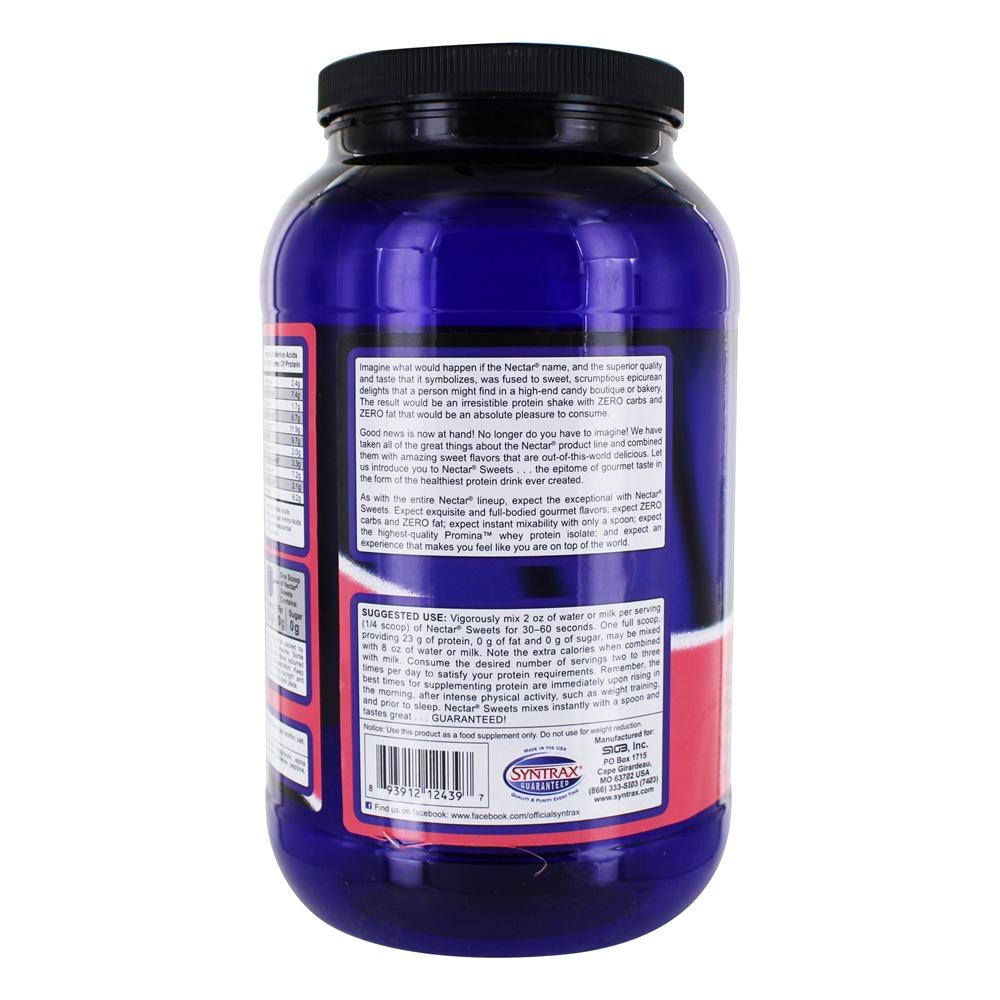 Néctar Doces Proteína de Soro de Leite Isolada Mousse de Morango - 2 lbs. Syntrax - Imagem 3
