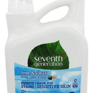 Natural 2x Concentrado Líquido Lavanderia Detergente Natural 99 Cargas Livre & Limpar - 150 fl. oz. Seventh Generation