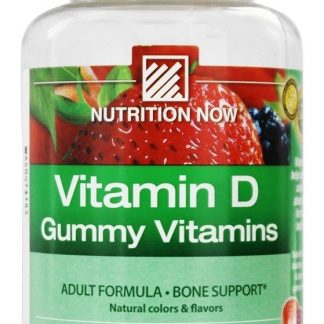 Vitamina D Vitaminas Gomosas Adultas 2000 IU - 75 Gummies Nutrition Now
