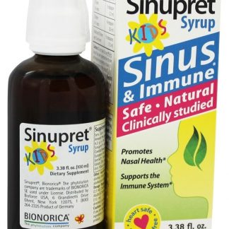 Sinupret crianças sinusite e xarope imunológico - 3.38 fl. oz. Bionorica