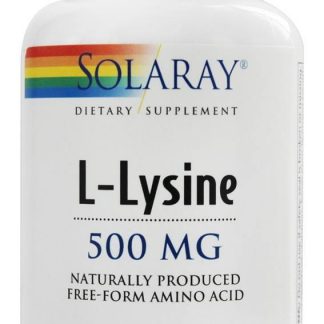 L-lisina de forma livre 500 mg. - Cápsulas 120 Solaray