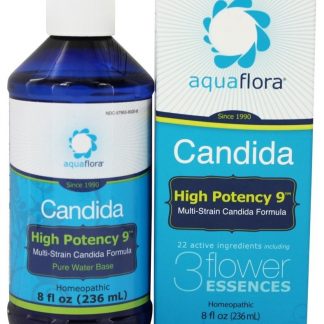 Alta Potência de Cândida 9 Probiótico - 8 oz. AquaFlora