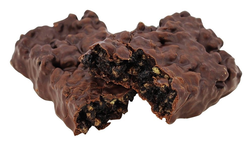 Escuro Chocolate Bar Hortelã Chocolate Lasca - 1.76 oz. NuGo Nutrition - Imagem 4