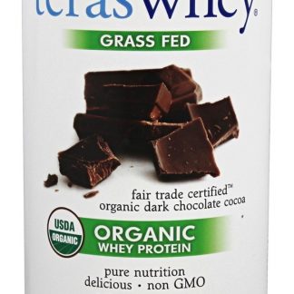 Orgânico Soro de leite coalhado Proteína Feira Comércio Escuro Chocolate - 12 oz. Tera's Whey