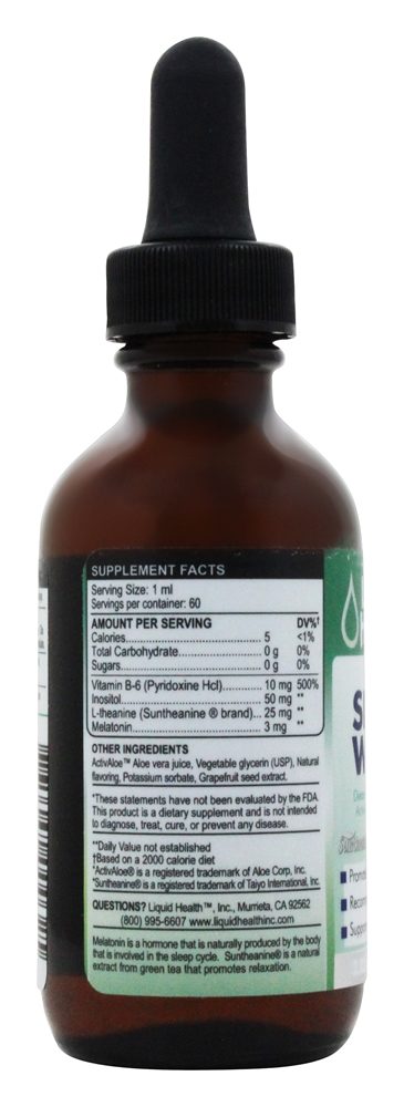 Sleep Well, Gotas Para Um Bom Sono - 2.03 fl. oz. Liquid Health - Imagem 3