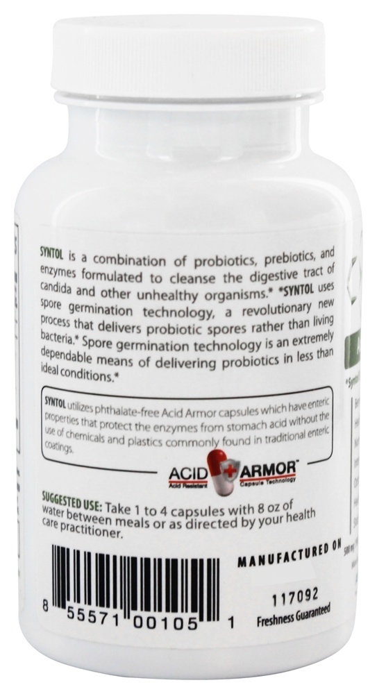 Entrega de Microflora da Syntol Advanced 500 mg. - Cápsulas 90 Arthur Andrew Medical - Imagem 2