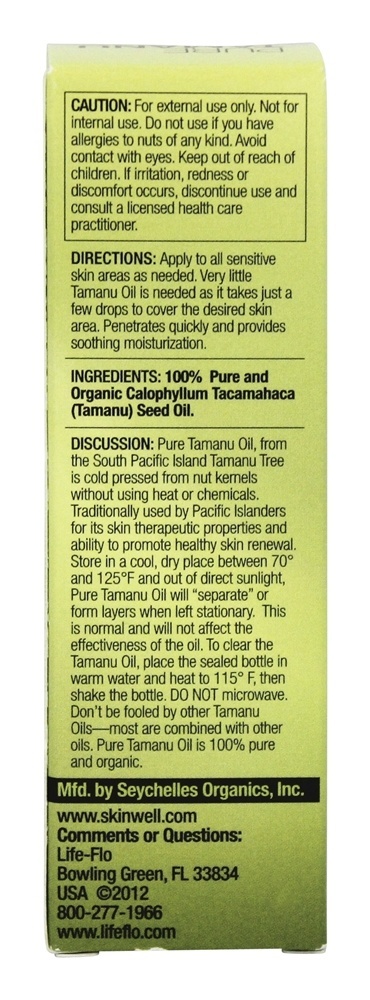 Pure Óleo de Tamanu a frio - 1 fl. oz. Life-Flo - Imagem 2