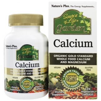 Fonte De Cálcio De Jardim De Vida Com AlgaeCal - Cápsulas vegetarianas 120 Natures Plus