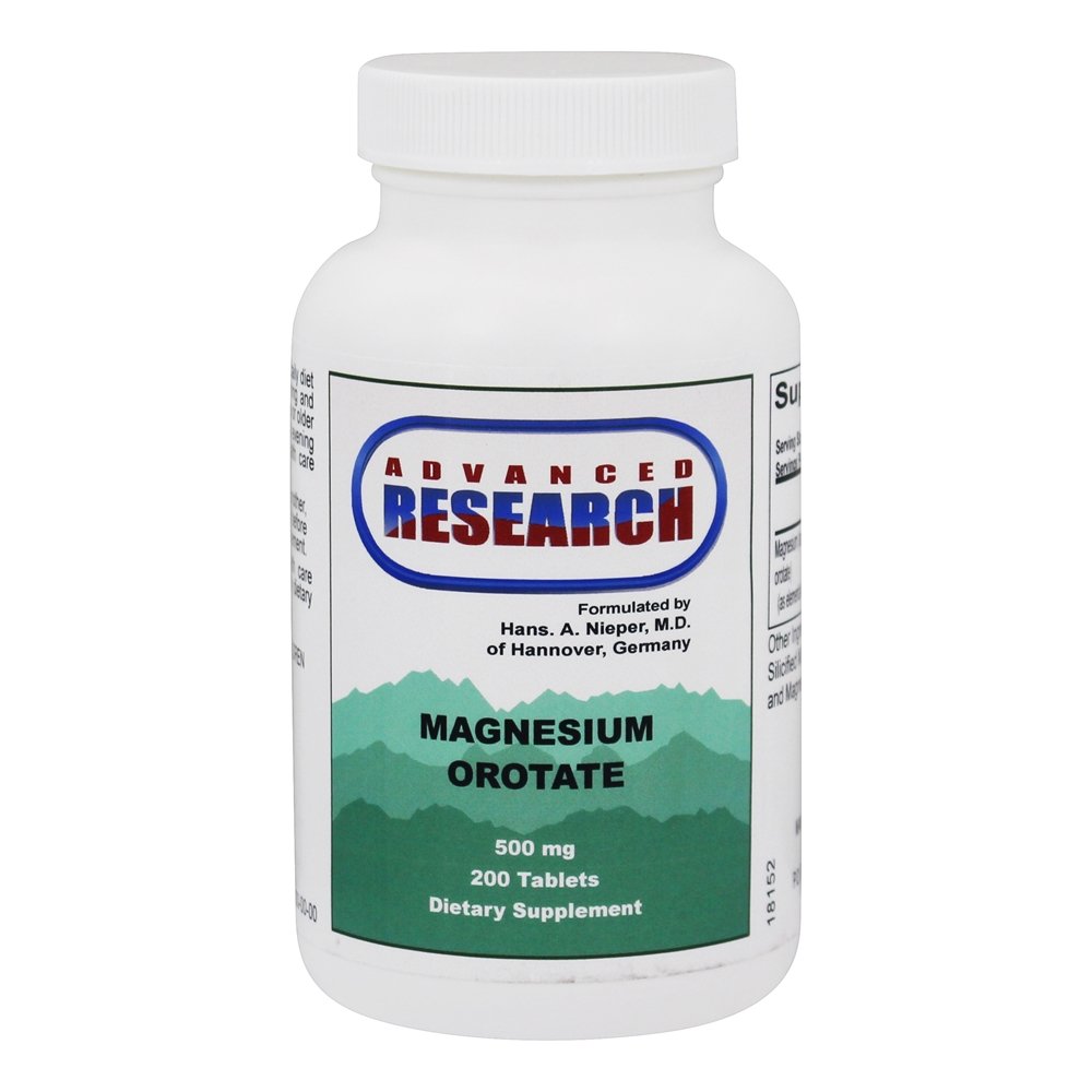 Orotato de Magnésio 500 mg. - 200 Tablets Advanced Research