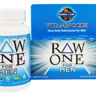 Código da vitamina RAW One Multi For Men - Cápsulas vegetarianas 30 Garden of Life
