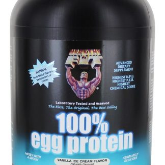 100 % de sorvete de baunilha com proteína de ovo - 2 lbs. Healthy N' Fit