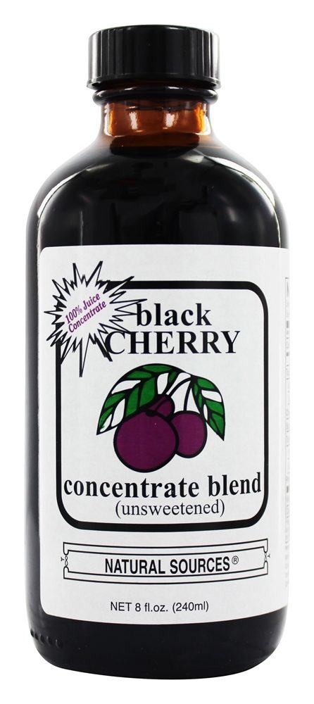 Concentrado de Cereja Preta Sem Açúcar - 8 oz. Natural Sources