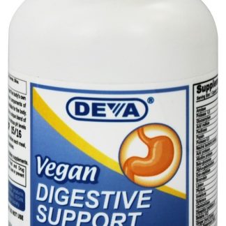 Enzimas de Suporte Digestivo Vegan e Alta Potência de Ervas - Cápsulas vegetarianas 90 Deva Nutrition