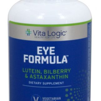 Fórmula de olho com luteína, mirtilos e astaxantina - Cápsulas vegetarianas 60 Vita Logic