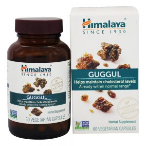 Guggul para Manutenção do Colesterol - Cápsulas vegetarianas 60 Himalaya Herbal Healthcare