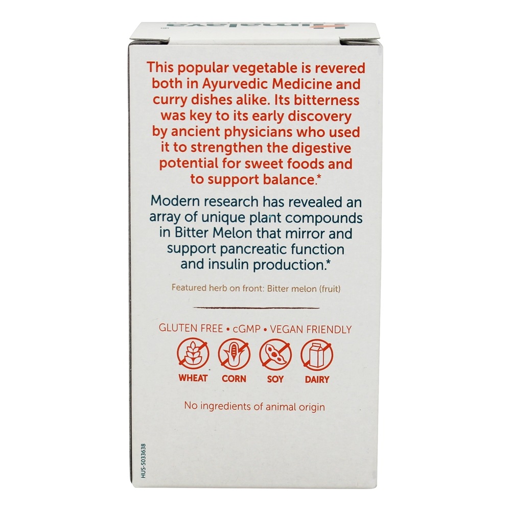 Amostra de melão amargo, alcance normal de açúcar no sangue - 60 Cápsulas Himalaya Herbal Healthcare - Imagem 3