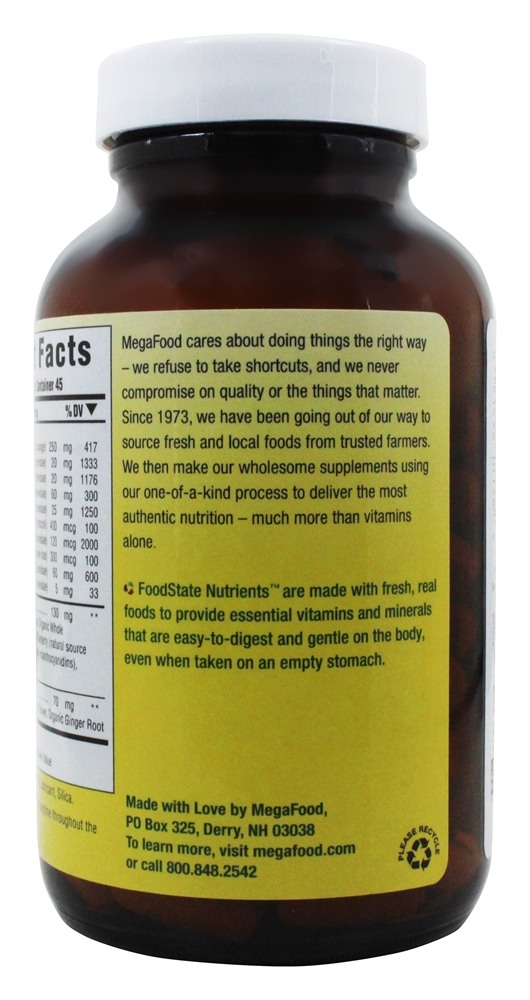 DailyFoods Un-Stress Ervas Orgânicas Anti-Stress - 90 Comprimidos vegetarianos MegaFood - Imagem 3