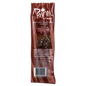 Sem carne Vegan Irregular Seitan Teriyaki Sabor - 1 Conte Primal Strips